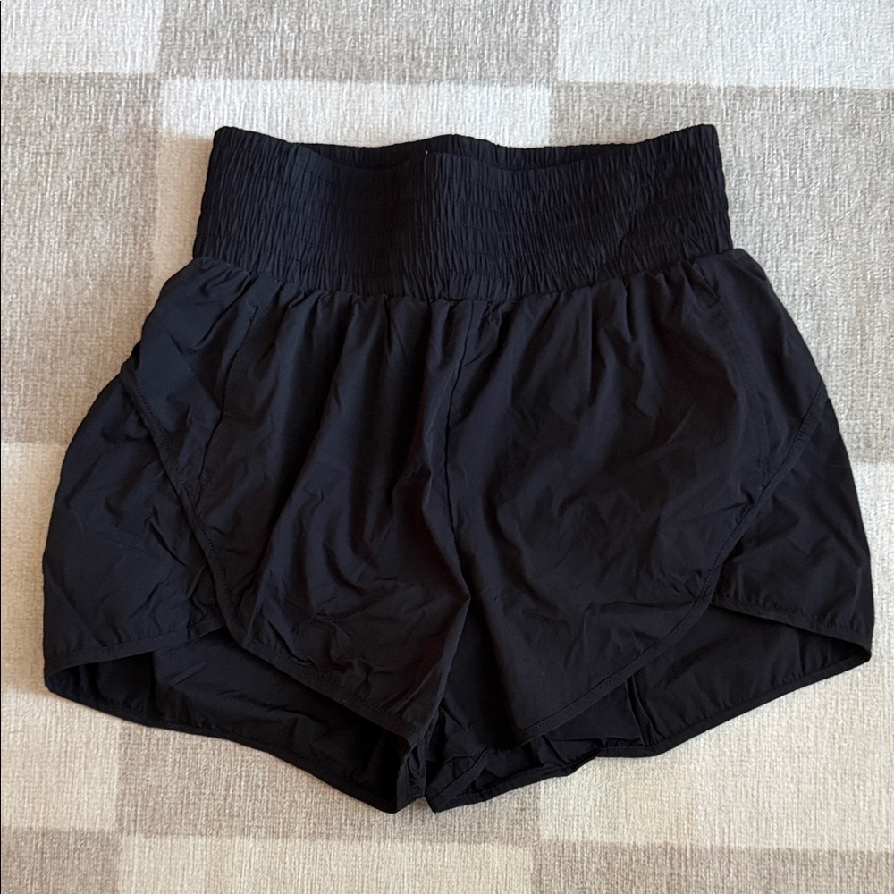 Women's Black Athletic Shorts